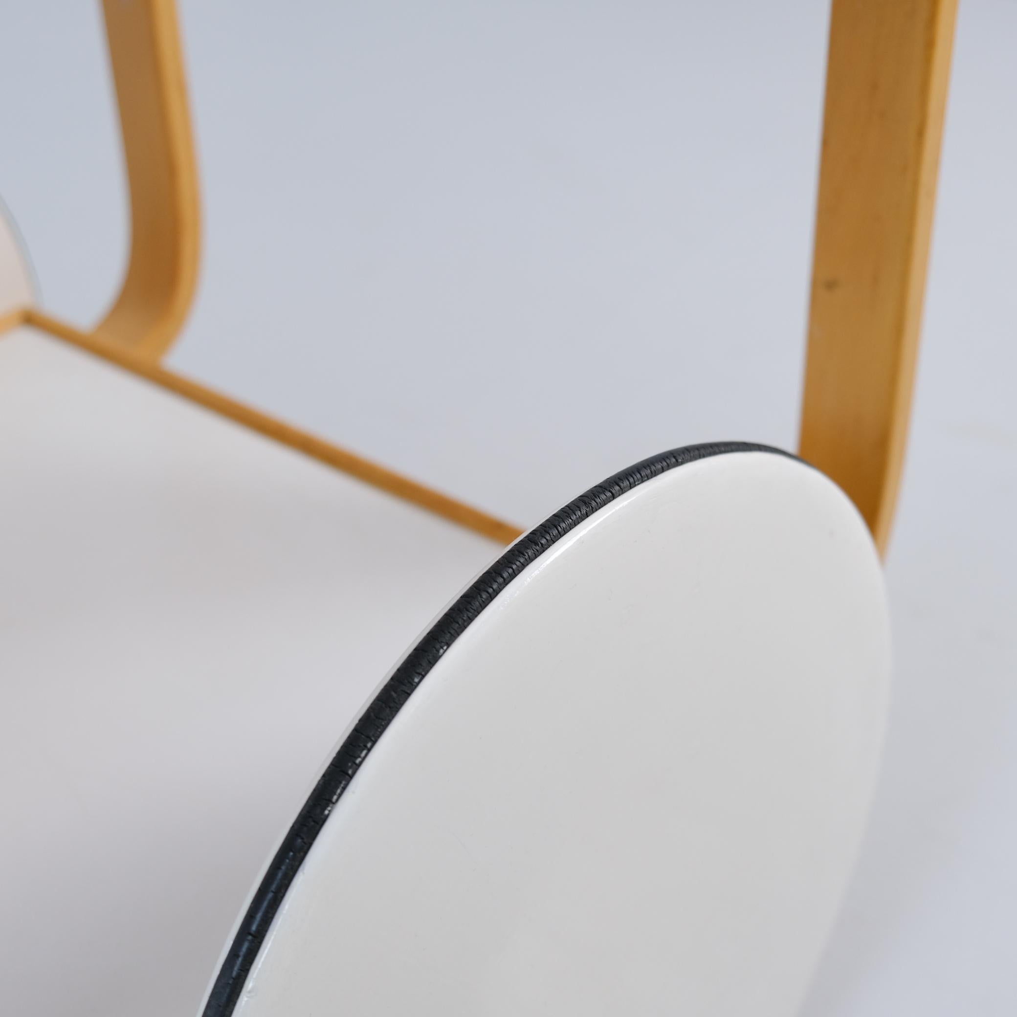 Carrito de té Alvar Aalto Modelo 901 en blanco y abedul para Artek, años 60 en venta 1