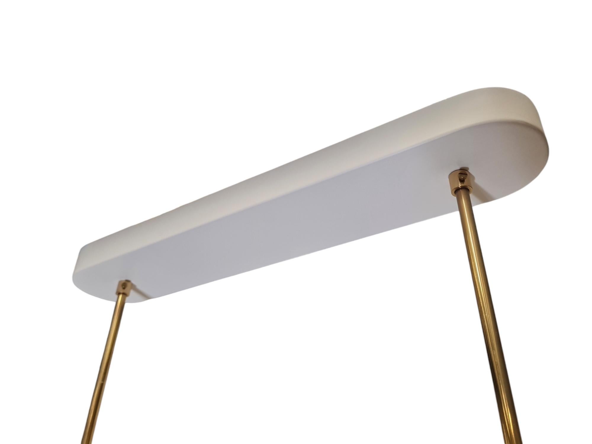 Metallo Ciondolo 'Triplets' di Alvar Aalto Modello A 203 in ottone e rosso, Valaistustyö anni '50 in vendita