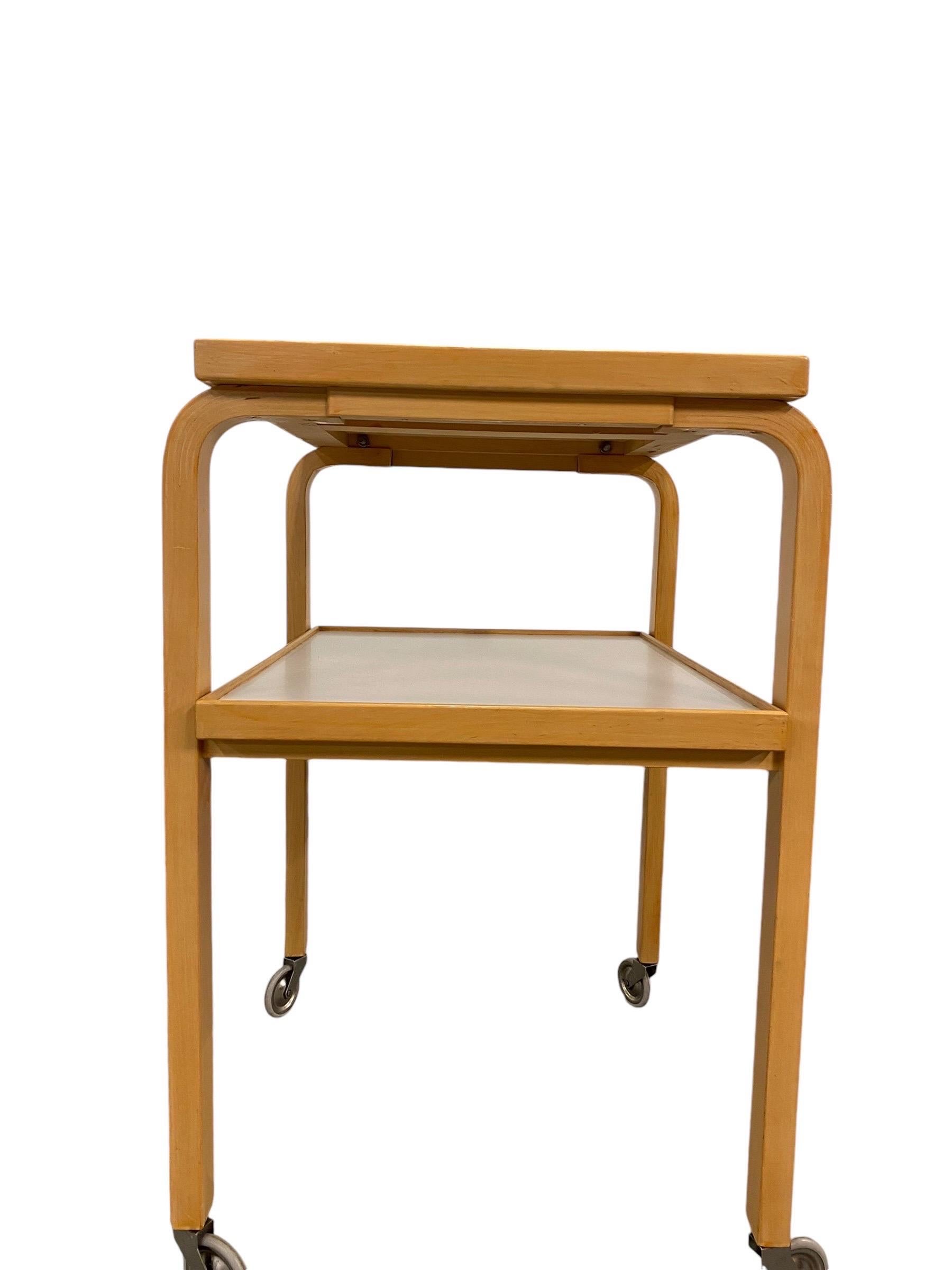 Scandinavian Modern Alvar Aalto Trolley Model 99, Artek 1960s For Sale