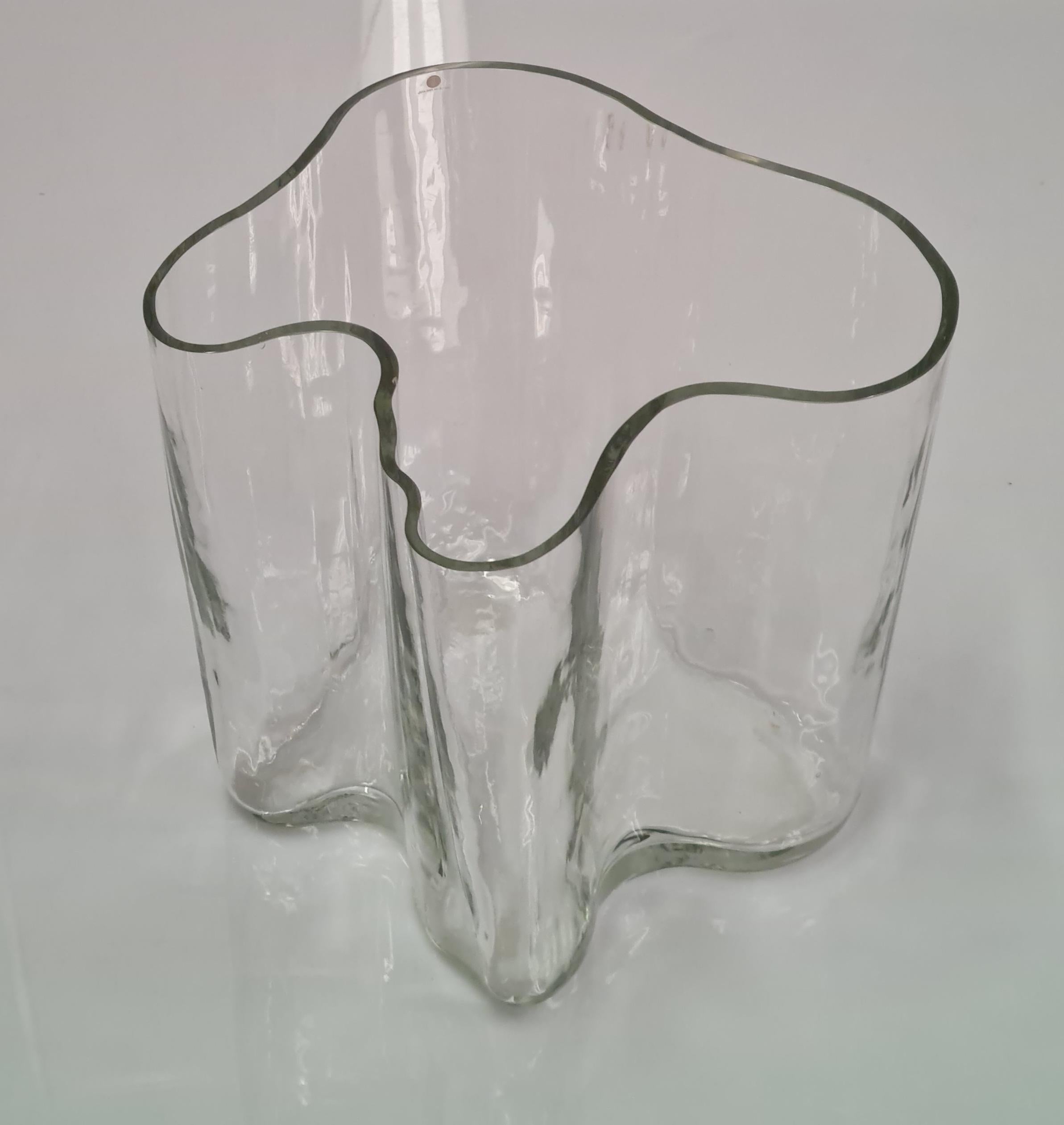 Scandinavian Modern Alvar Aalto Vase 3031, Iittala  For Sale