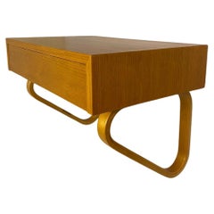 Minimalist Alvar Aalto Drawer Wall Shelf Model B 114 in Birch, 1950s for Artek