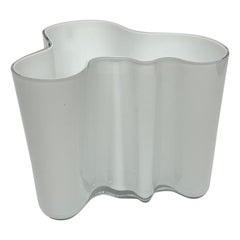 Alvar Aalto White Savoy Vase for Iittalia