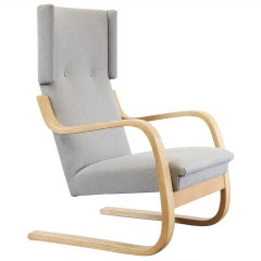 Alvar Aalto Wingback Lounge Chair, circa 1950