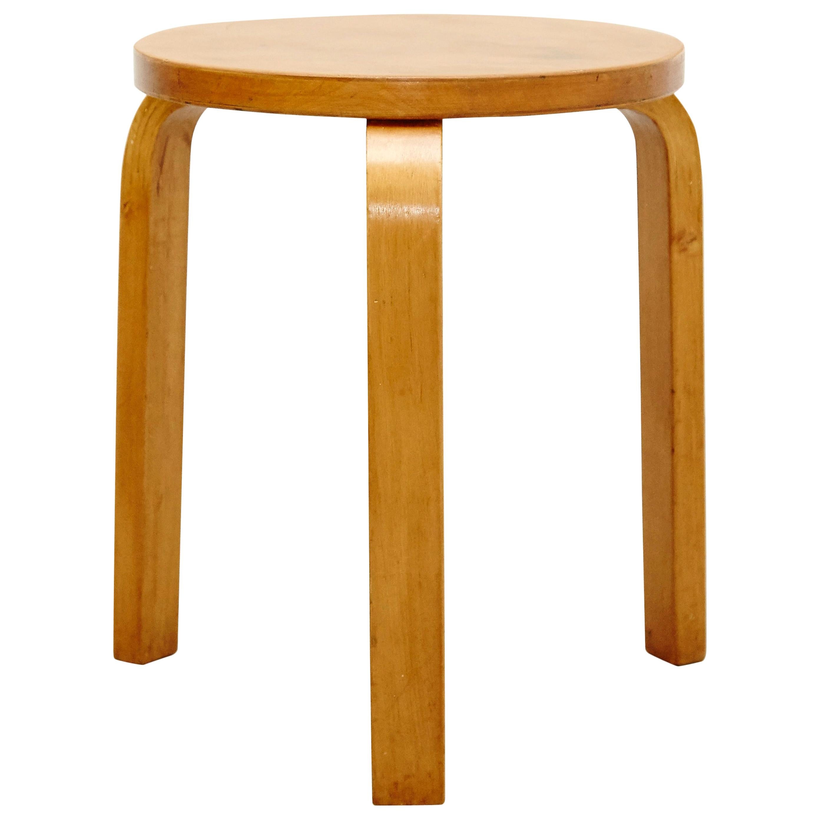 Alvar Aalto Wood Stool for Artek, circa 1950