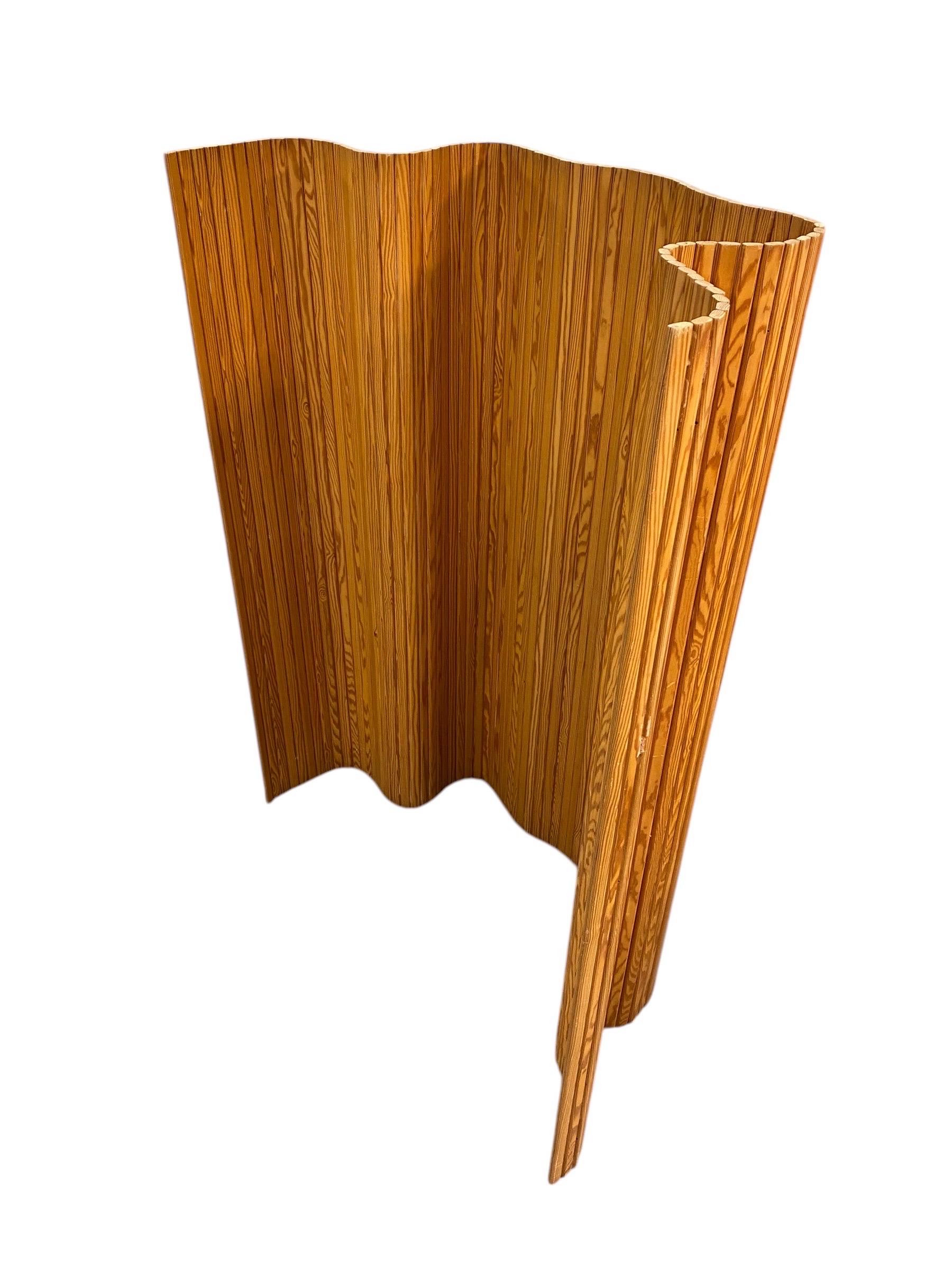 Alvar Aalto, Divisorio in legno per ambienti, schermo 100 in pino, Artek 1960 in vendita 3