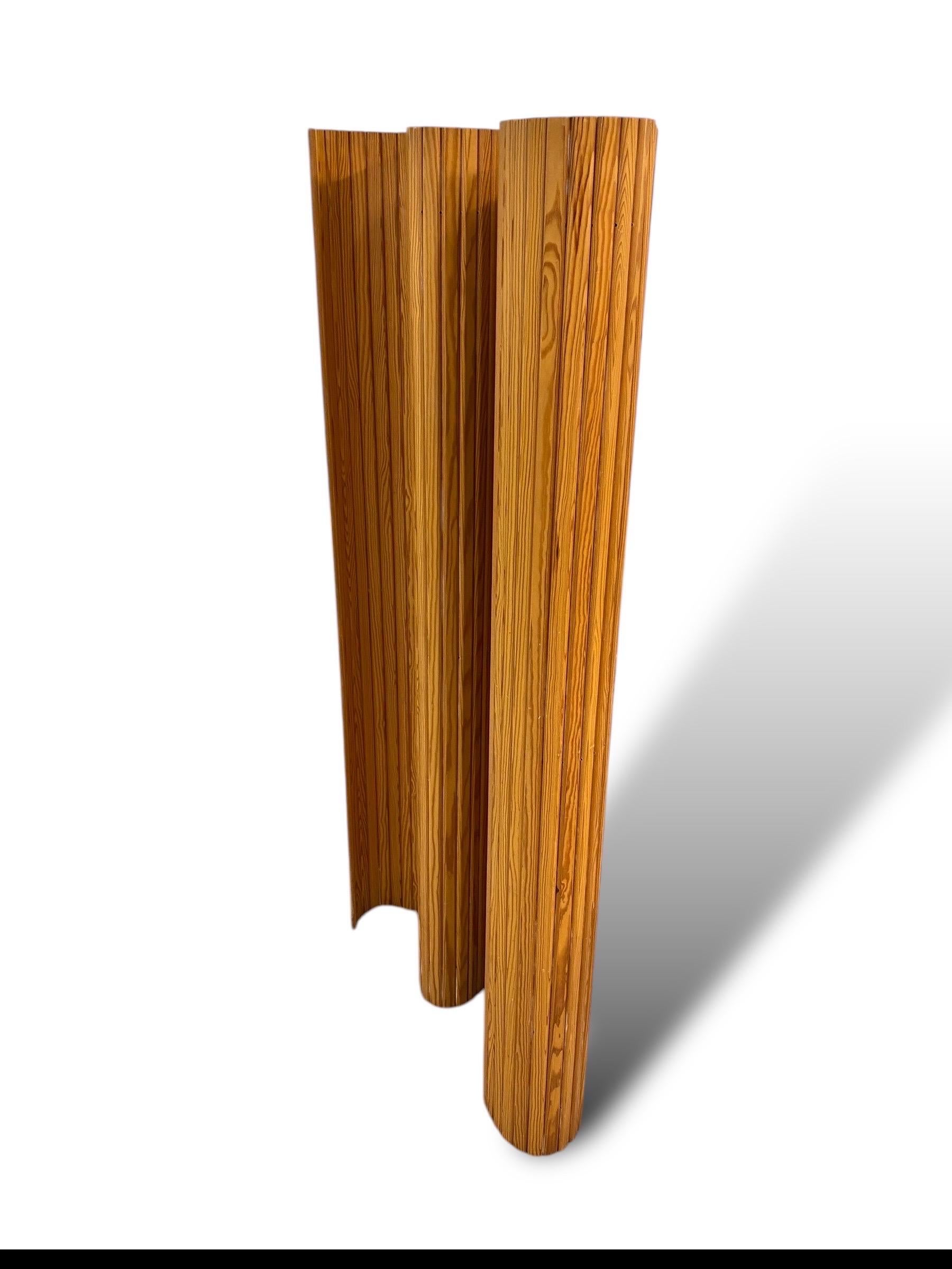 Alvar Aalto, Divisorio in legno per ambienti, schermo 100 in pino, Artek 1960 in vendita 4