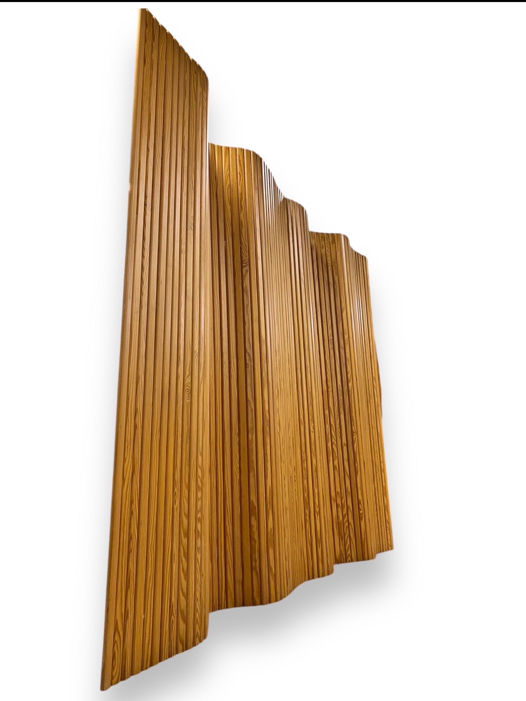 Metà XX secolo Alvar Aalto, Divisorio in legno per ambienti, schermo 100 in pino, Artek 1960 in vendita