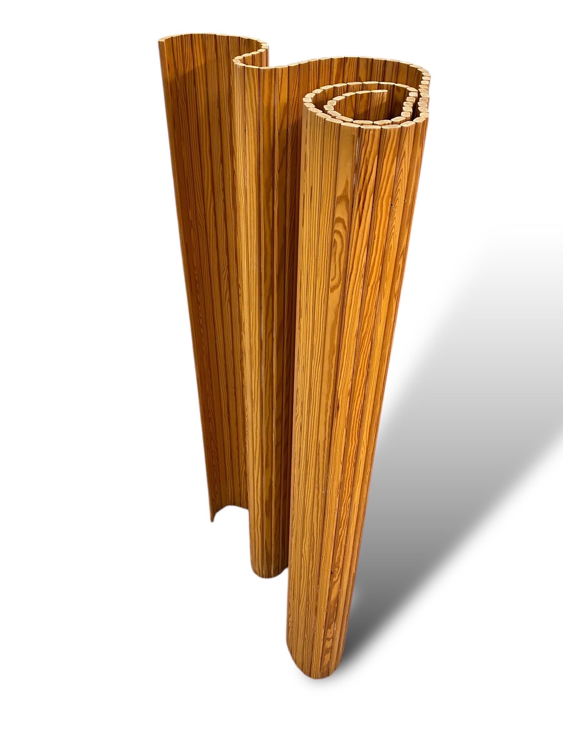 Alvar Aalto, Divisorio in legno per ambienti, schermo 100 in pino, Artek 1960 in vendita 2