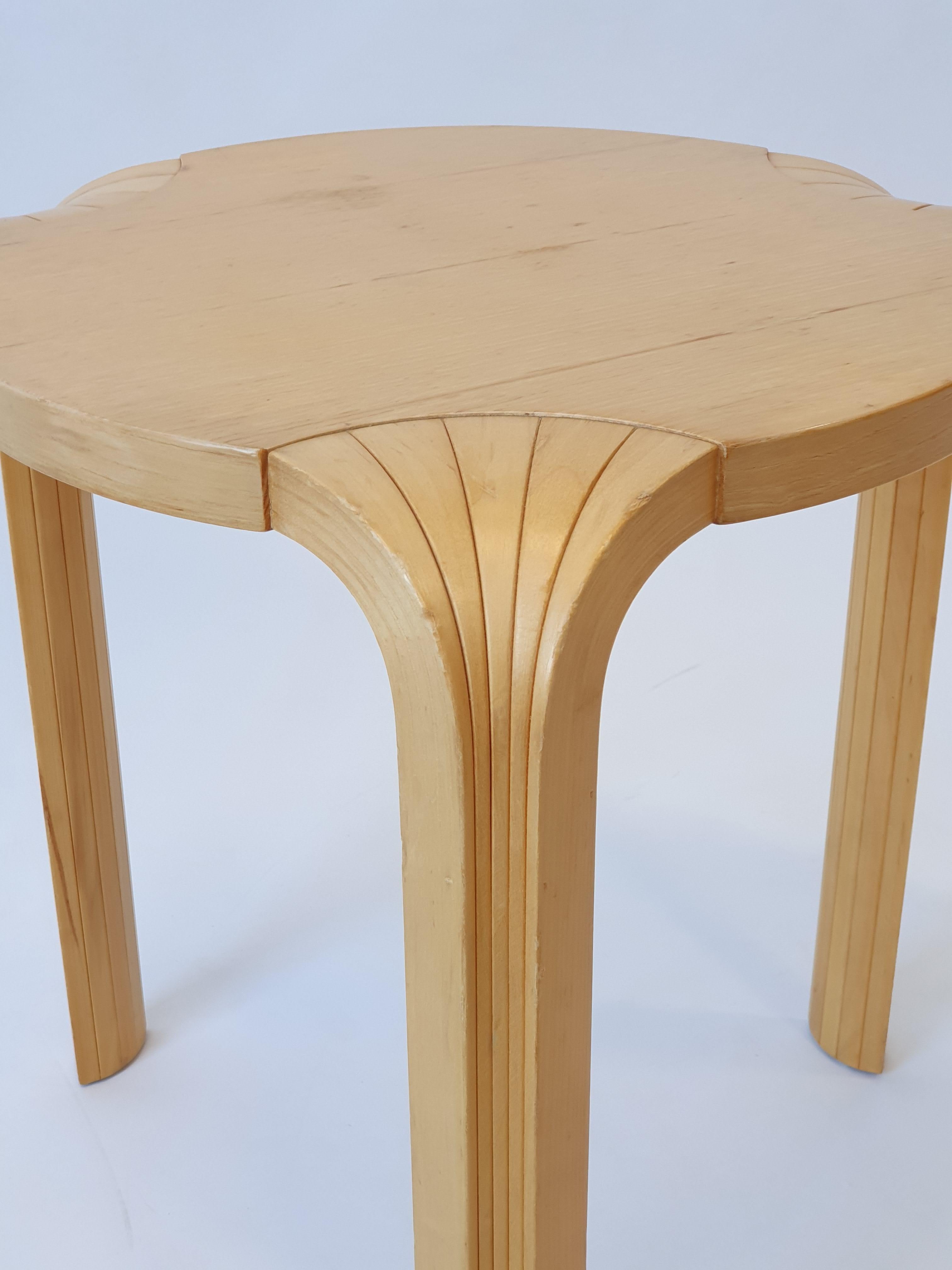 Alvar Aalto X600 stool by Artek 1