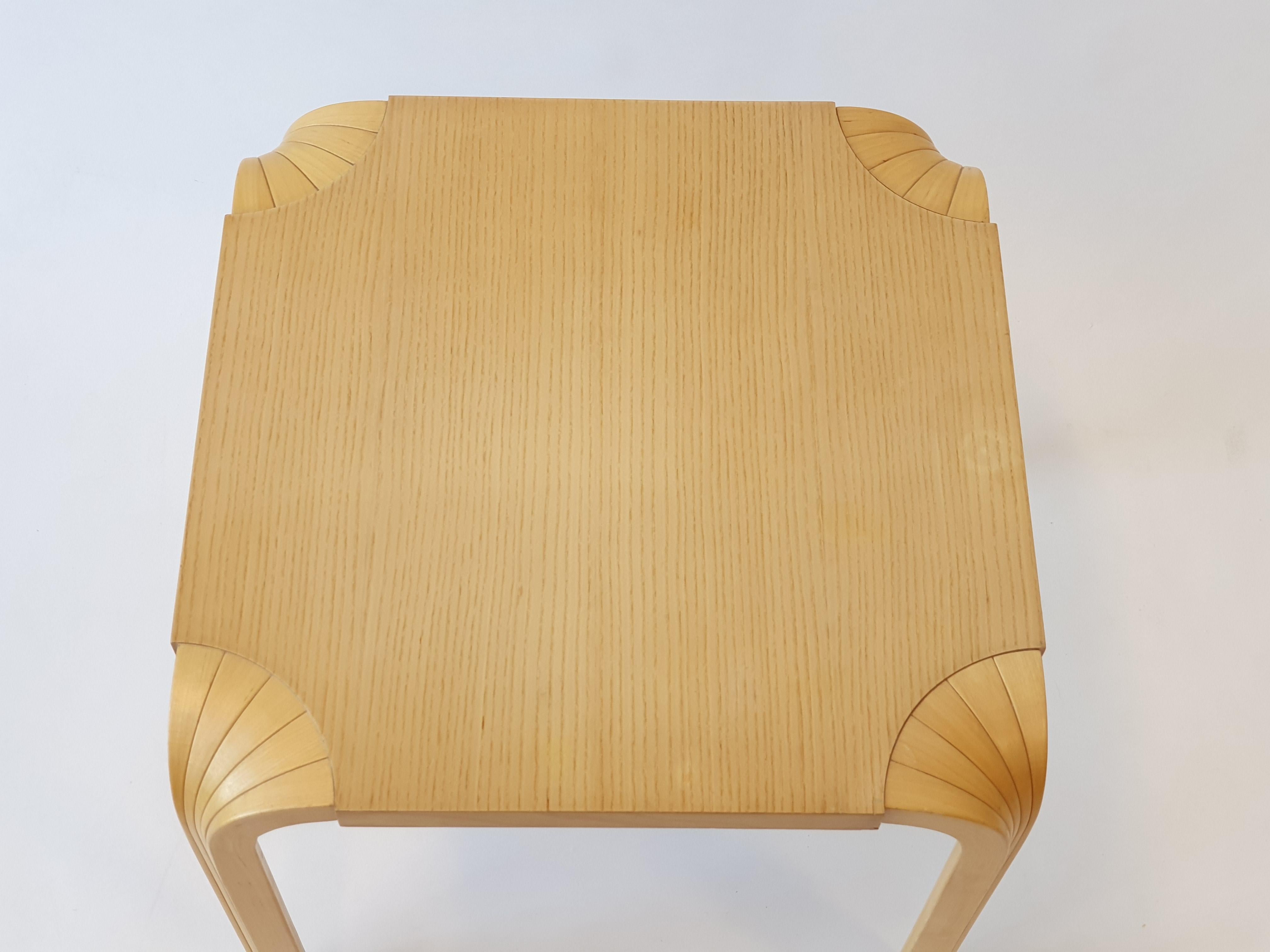 Scandinavian Modern Alvar Aalto X601 stool by Artek