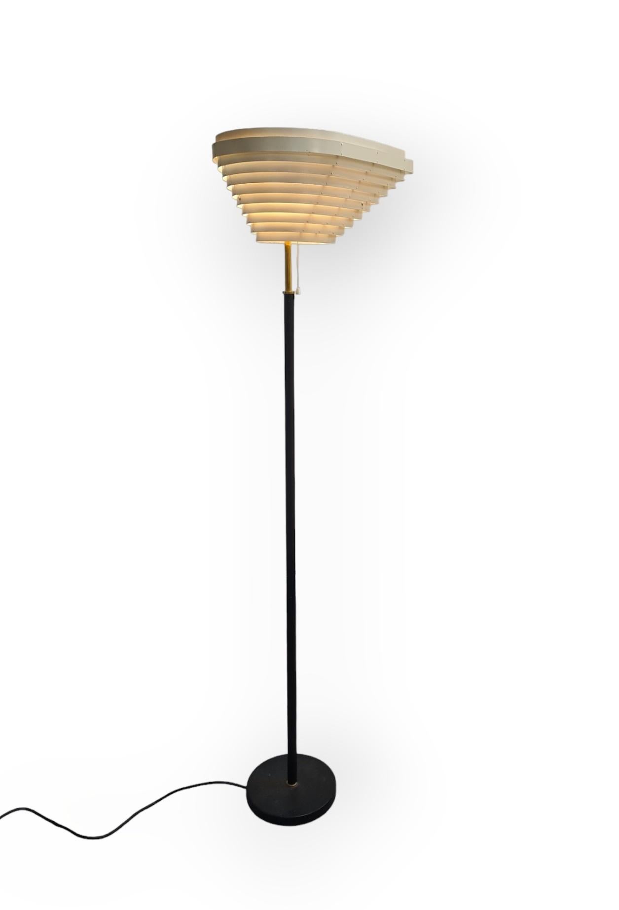 Alvar Aalto`the Angel Wing`Floor Lamp A805 for Valaisinpaja 10