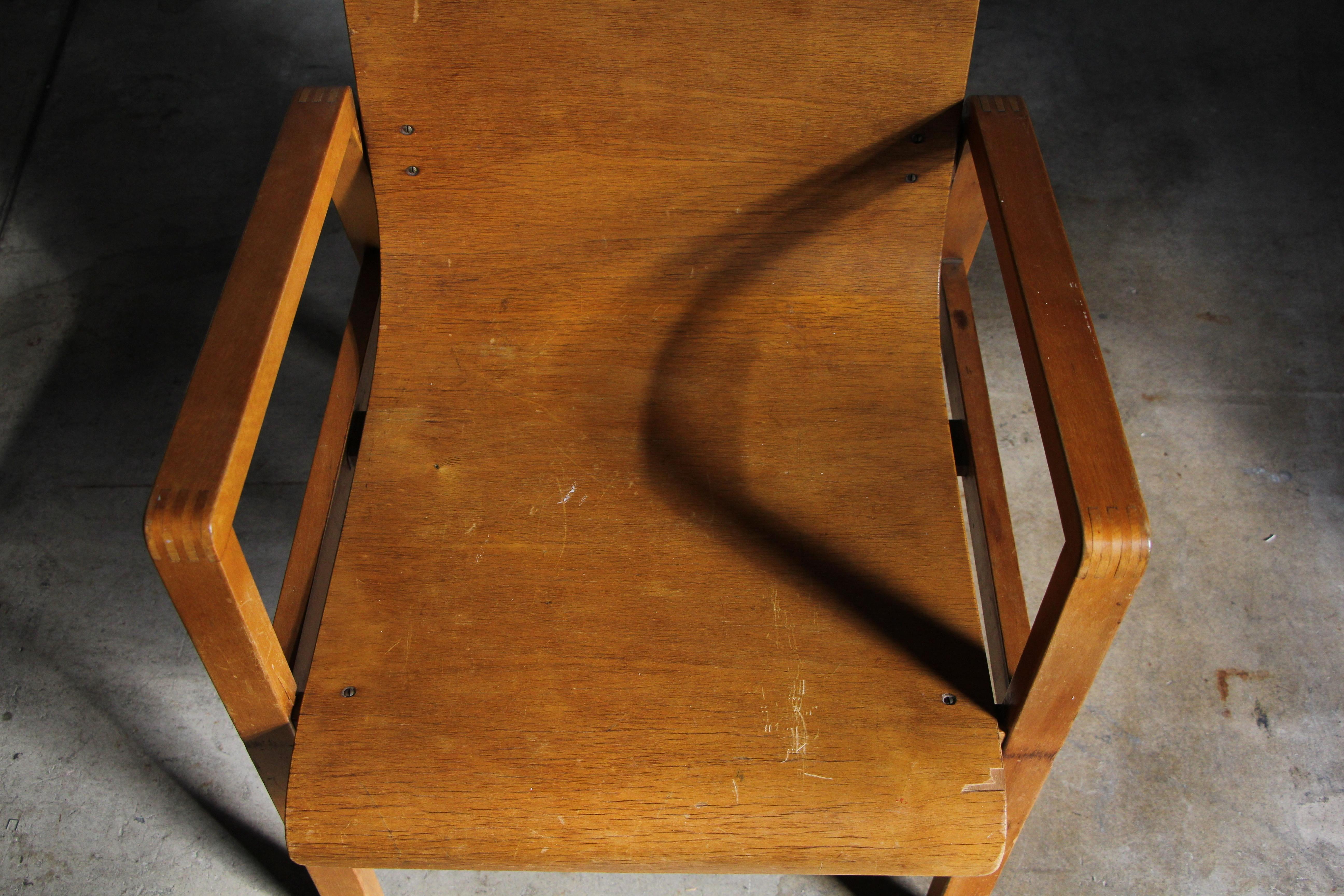 Alvar & Aino Aalto Birch “Hallway” Chair for Finsven, 1947 1