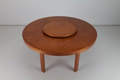 Alvar & Aino Aalto Dining Table with Lazy Susan Model 91 & a91, Finmar, 1933