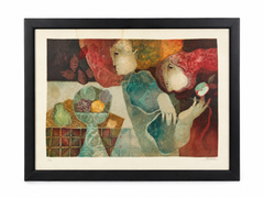 Alvar Suñol Artist’s Proof Color Etching, Signed in Pencil