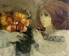 ALVAR SUÑOL - FLORES PARA MUJER - AÑO 1969 - OLEO LIENZO
