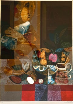 Alvar Sunol Munoz-Ramos "Untitled", limited edition signed lithograph on paper