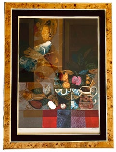 Alvar Sunol Munoz-Ramos "Untitled", limited edition signed lithograph on paper