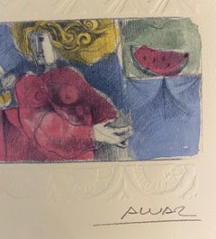 "Blava taula Mexicana" (Table mexicaine bleue)