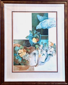 Impresiones abstractas en papel
