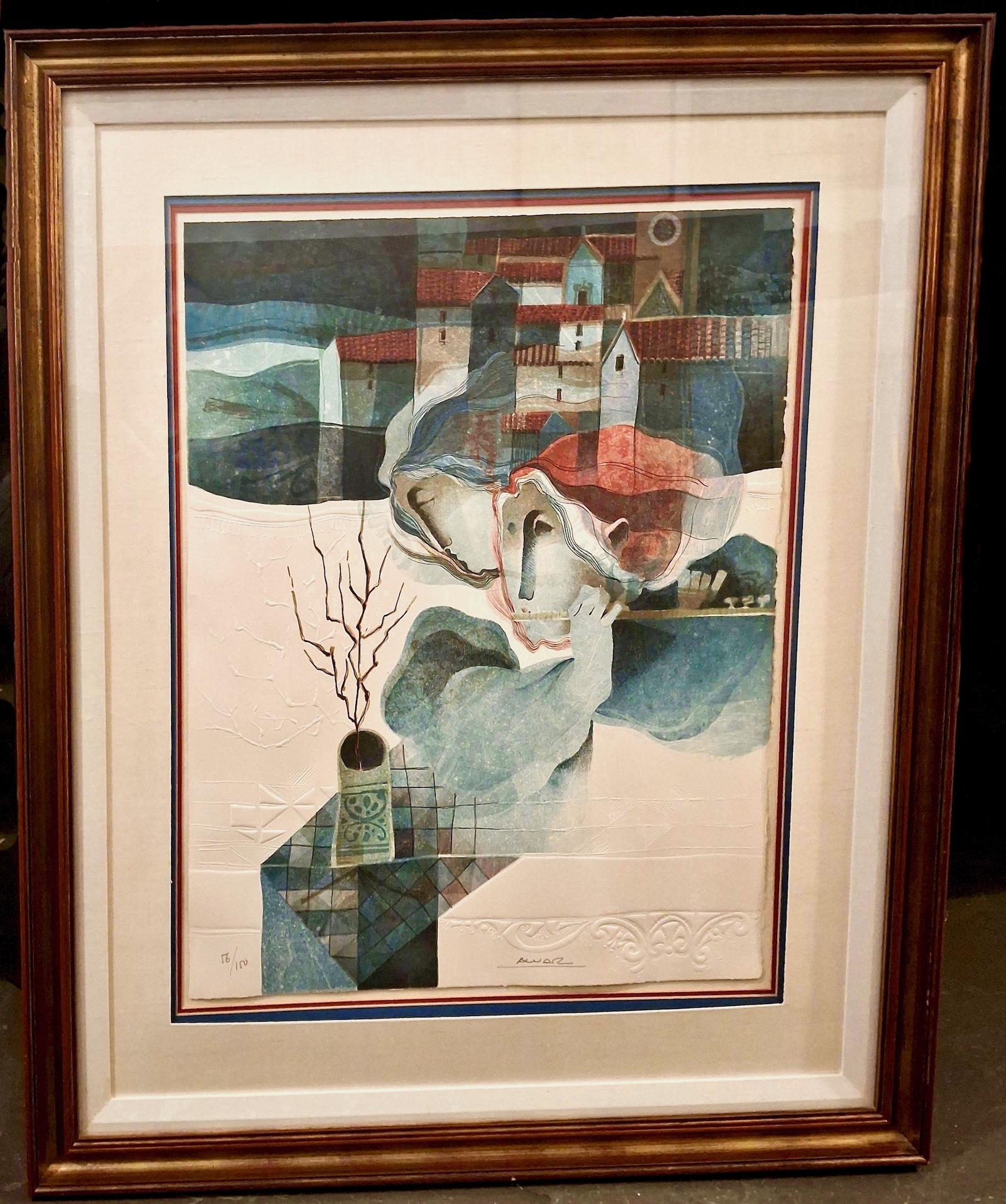 Alvar Sunol Munoz-Ramos Figurative Print – "Winter" aus der Reihe "Four Seasons Suite"