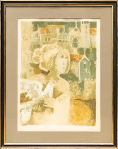 Woman Holding a White Dove, Ed. 202/275