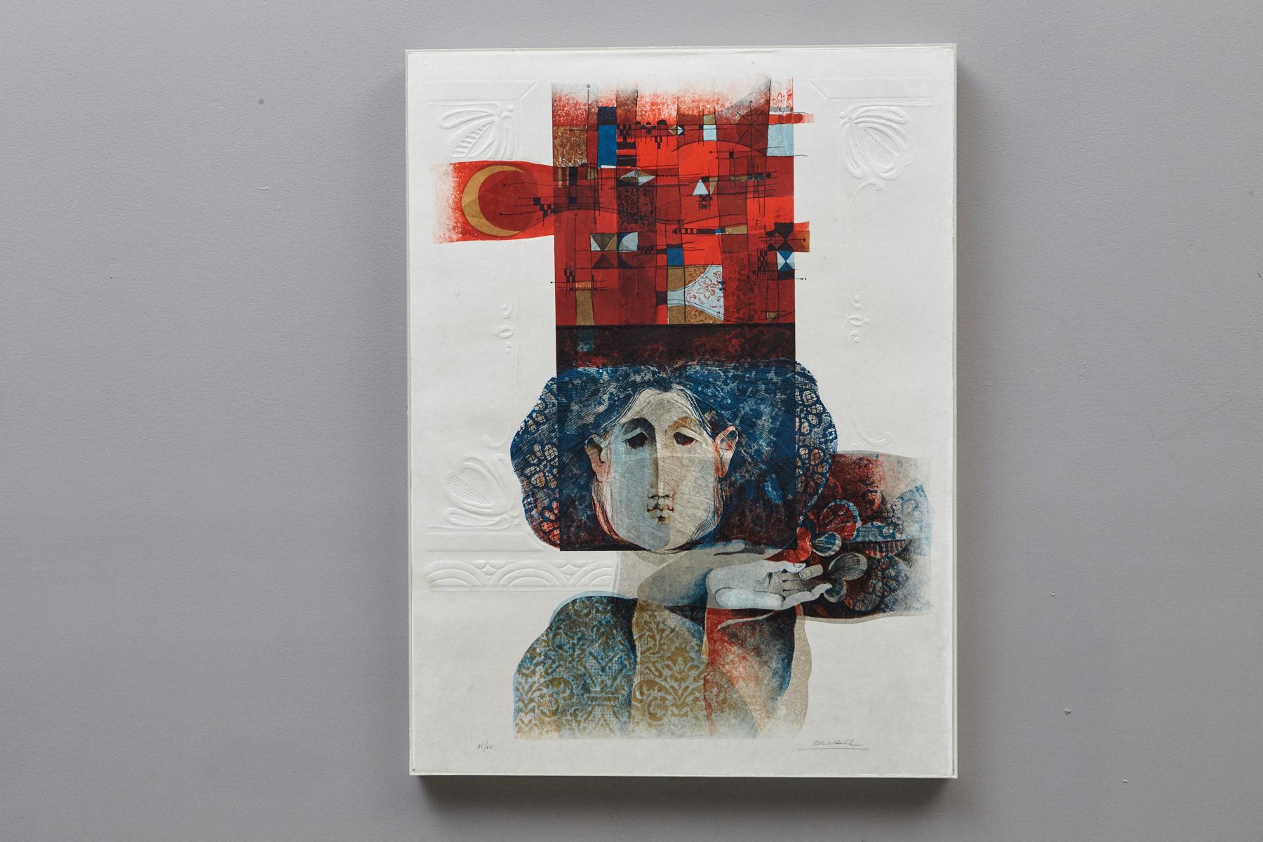 Modern Alvar Sunol Munoz-Ramos, Untitled, Signed and Numbered, # 63/80, 1980