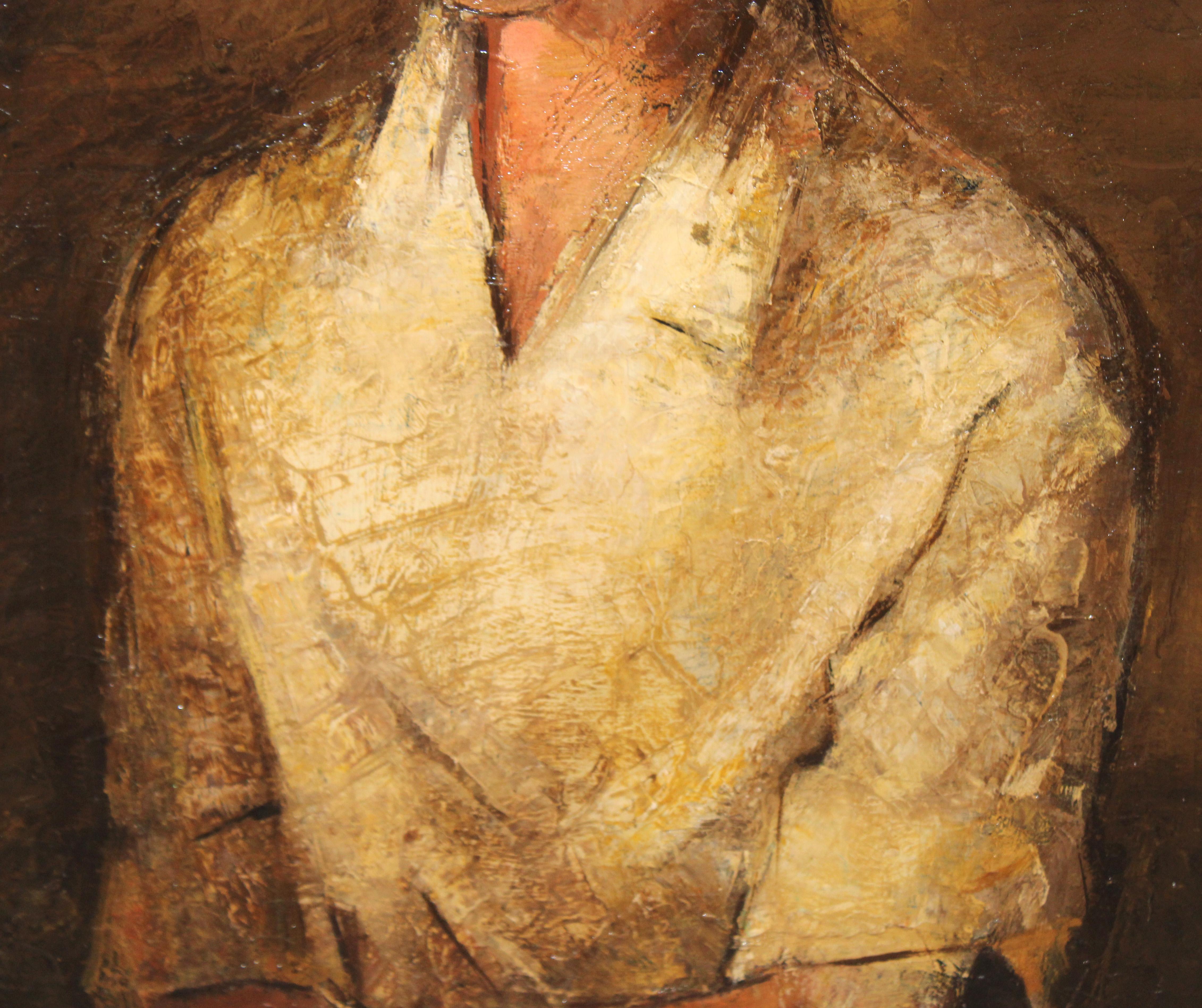 Firmado por el autor en la parte inferior y fechado del año 1947

El estado de la obra es aceptable

Se presenta sin enmarcar la pintura

Medidas obra: 77 cm de altura x 55 cm. altura

:::::::::::::::::::::::::::::::::::::

BIOGRAFIA DEL