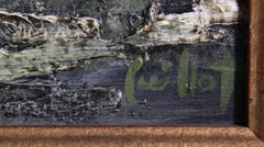 Castle, Modern Oil Painting on Canvas by Alvaro Guillot