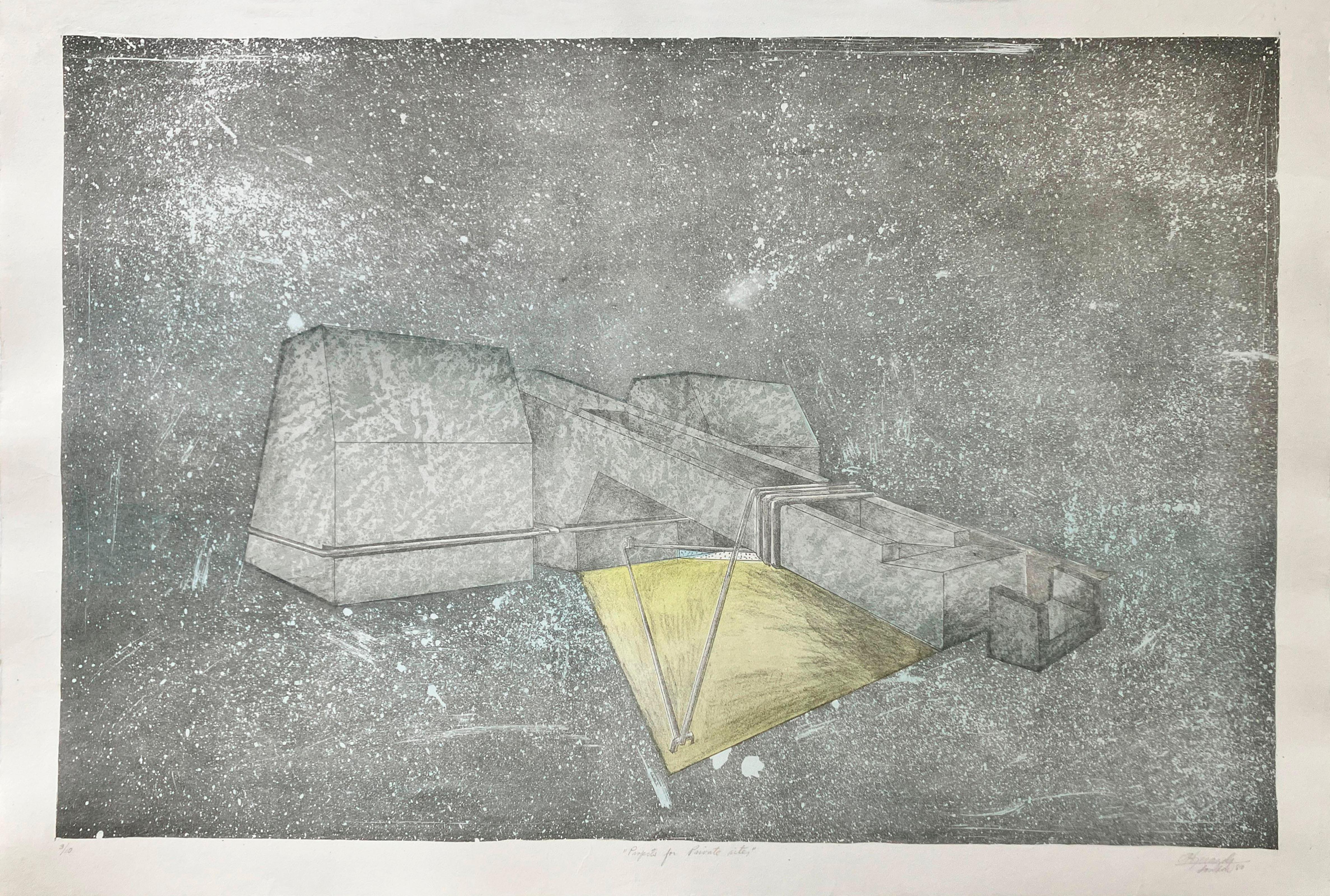 Projekte für private Anlässe. Kunstdruck (Geometrische Abstraktion), Print, von Alvaro Herazo
