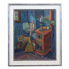 Interno con Stufa 1946