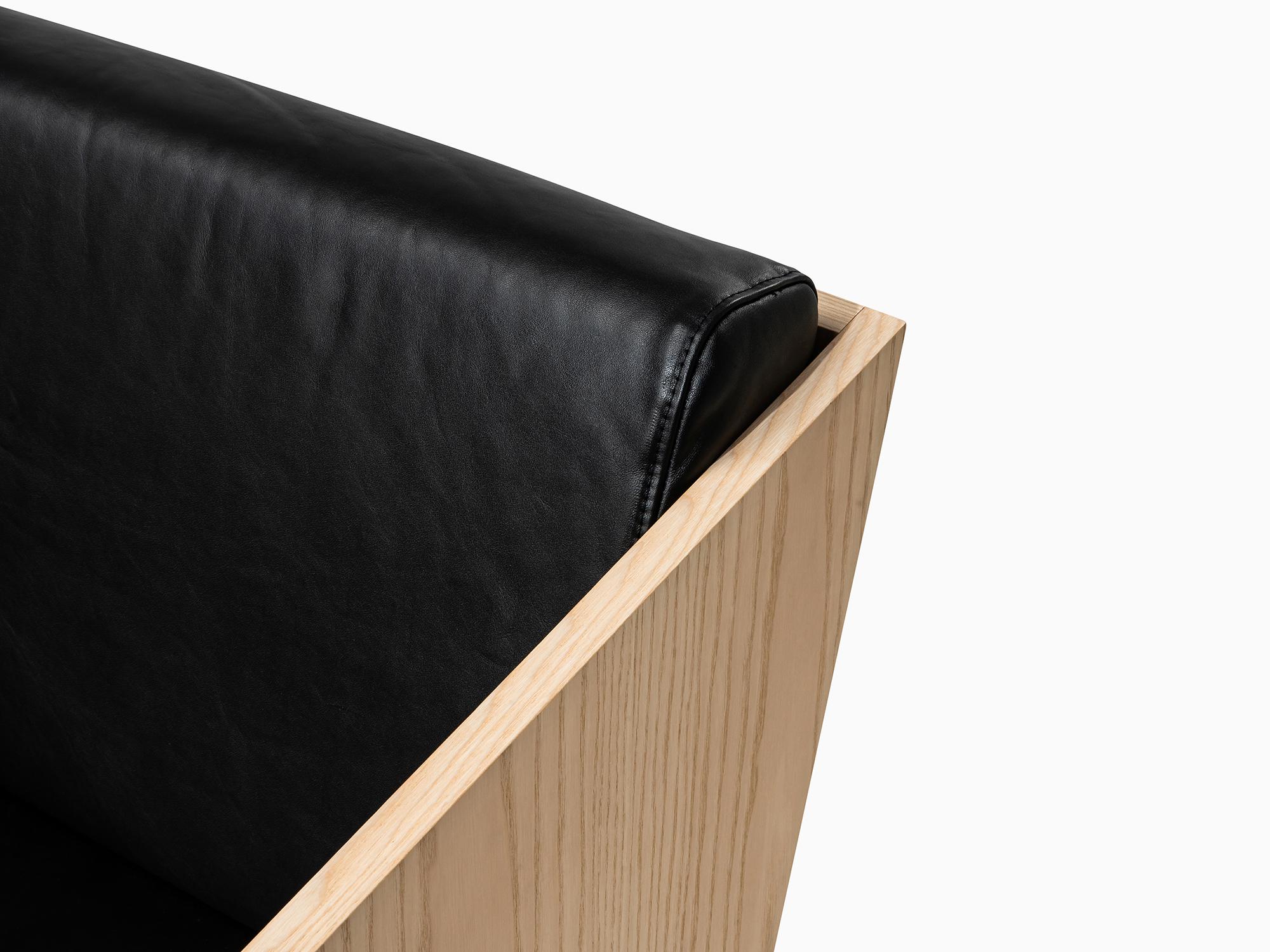 Álvaro Siza Vieira - Poltrona in Wood Wood e pelle naturale - pezzo unico in vendita 5