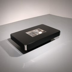Alveo Coffee Bar Table By Willy Rizzo for Cidue Italy 1970's