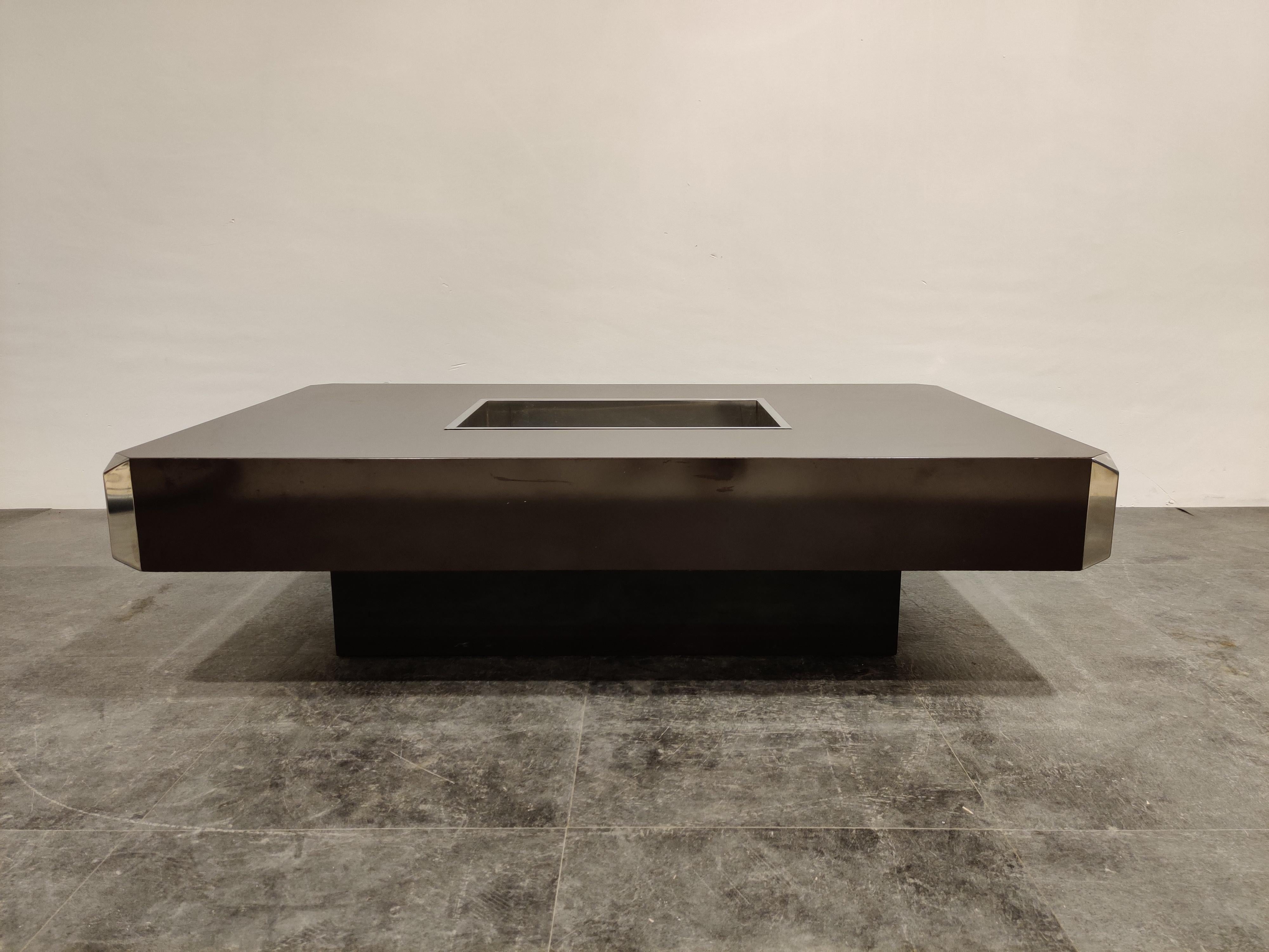 Alveo Coffee Table by Willy Rizzo, 1970s 3