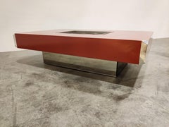 Alveo Coffee Table by Willy Rizzo, 1970s