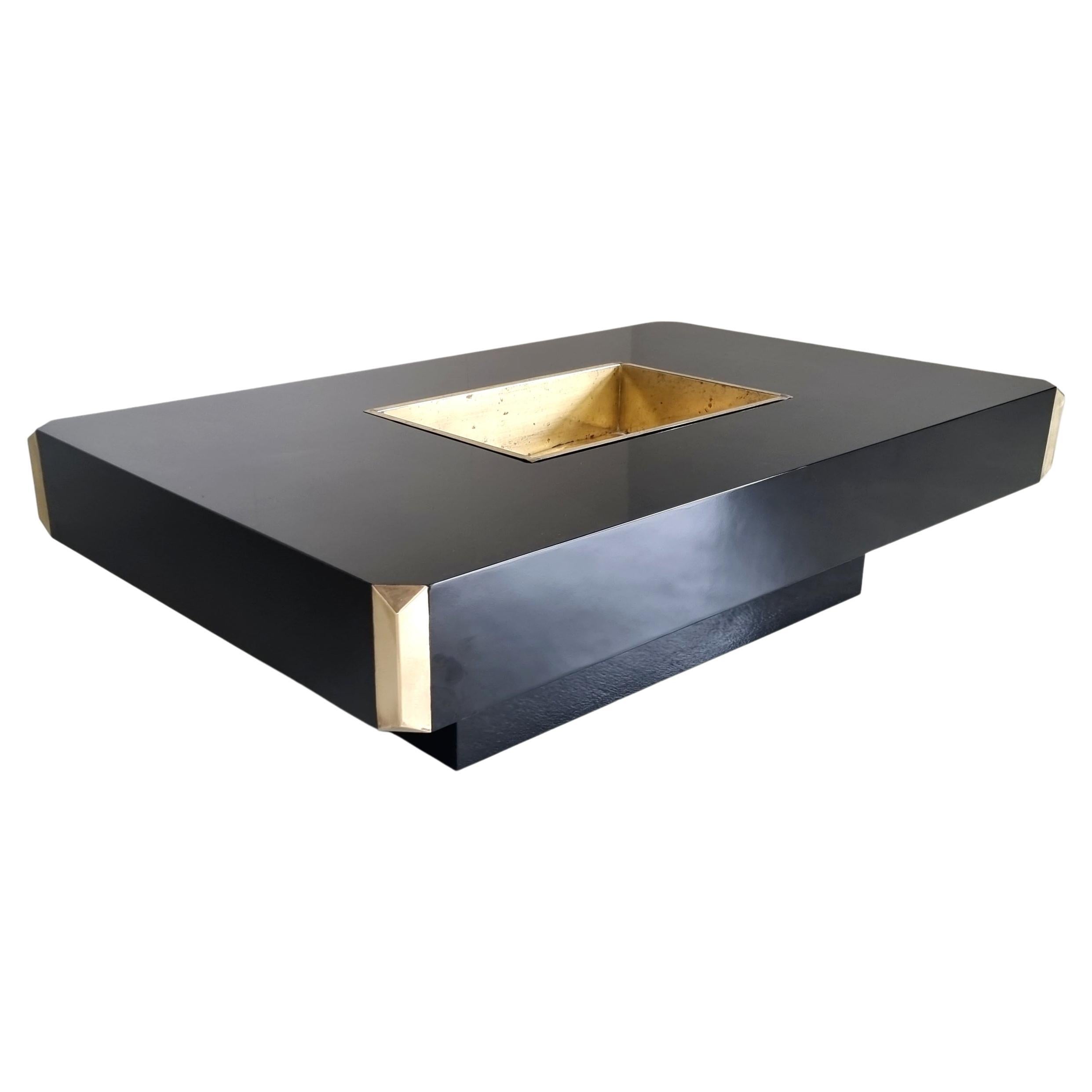 Alveo coffee table by Willy Rizzo for Mario Sabot, 1970s For Sale