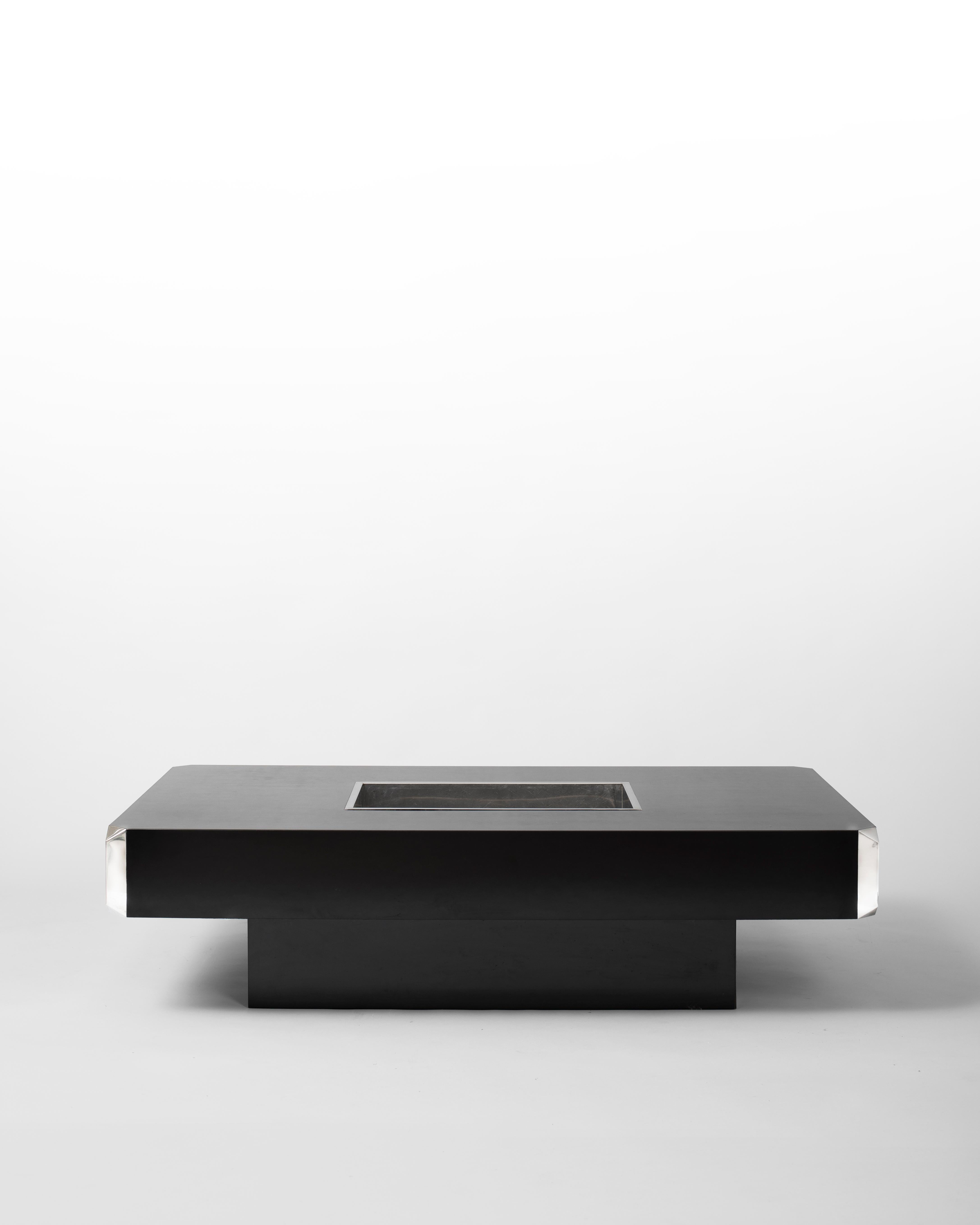 Alveo Coffee Table, Willy Rizzo, Mario Sabot In Good Condition In Saint-Ouen-sur-Seine, IDF