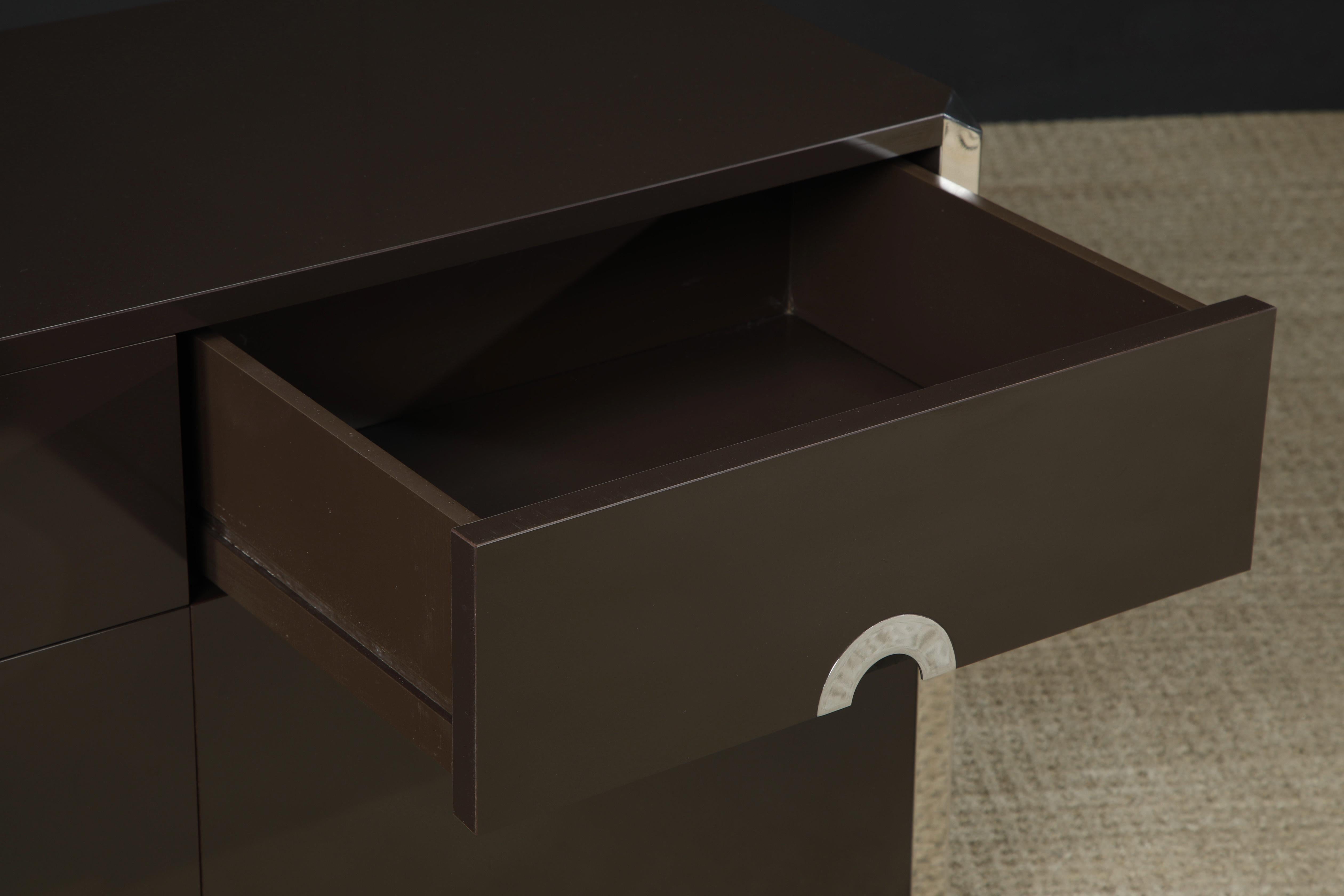 Meuble d'appoint 'Alveo' par Willy Rizzo pour Mario Sabot, circa 1970 Italie en vente 7