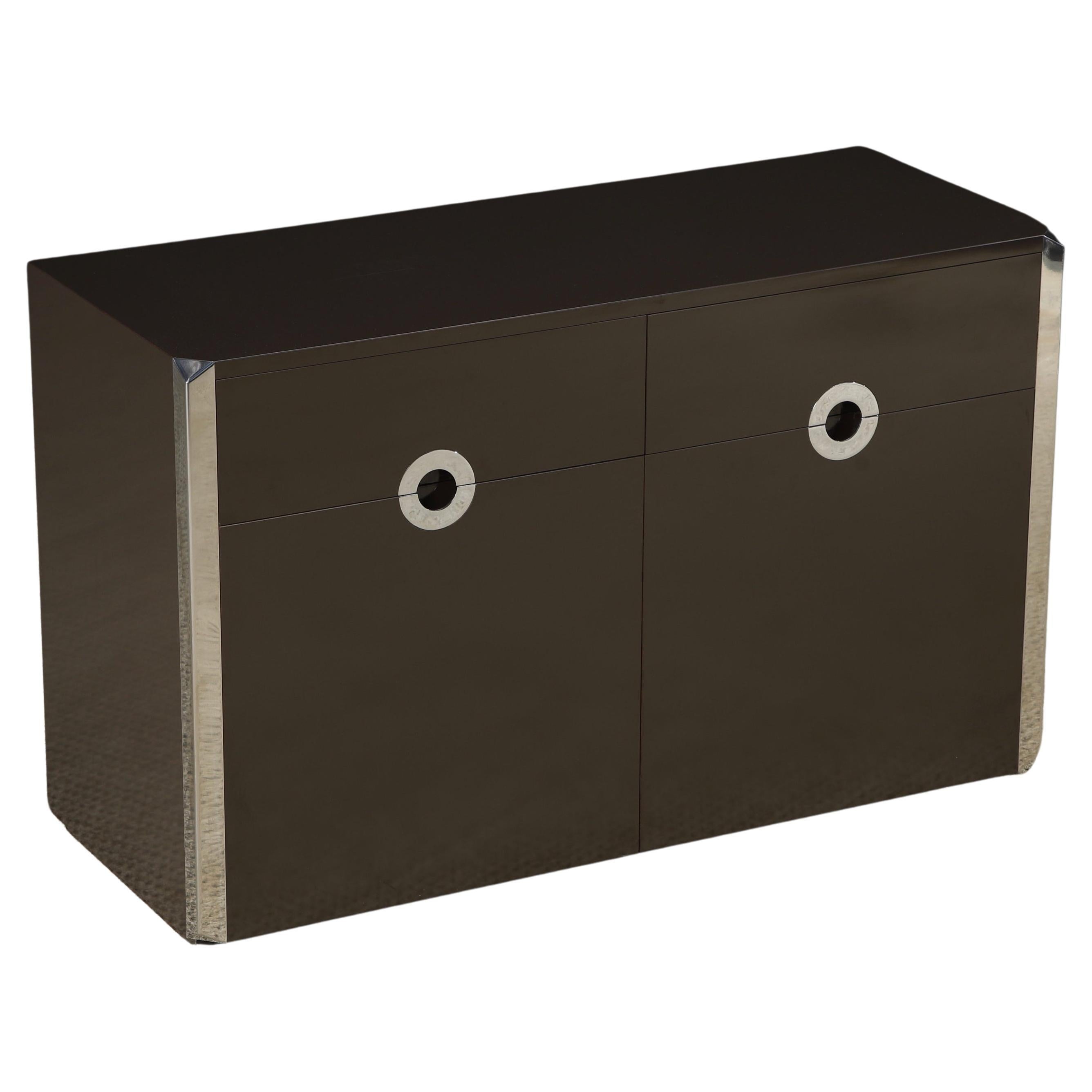 Meuble d'appoint 'Alveo' par Willy Rizzo pour Mario Sabot, circa 1970 Italie