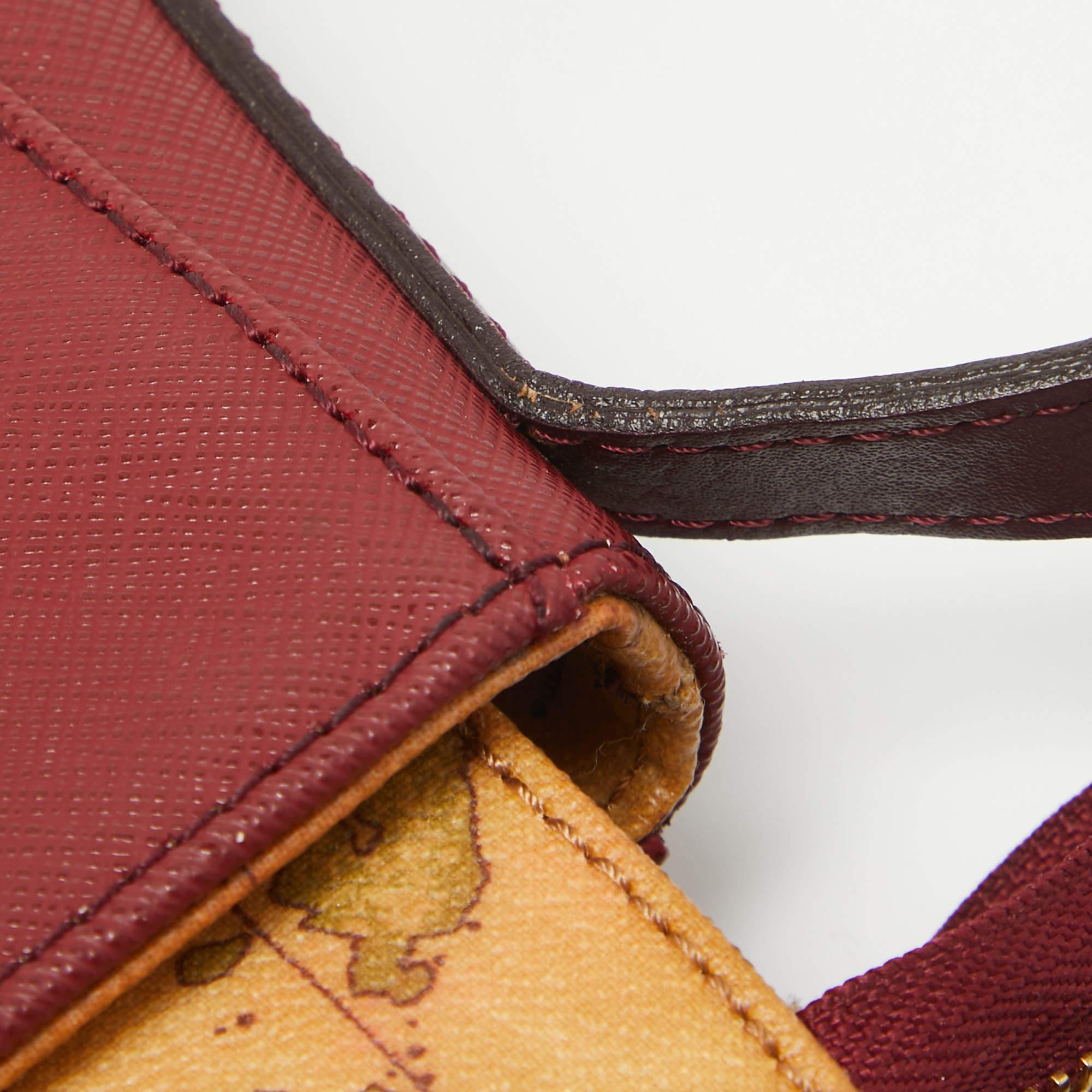 Alviero Martini 1A Classe Red Leather Shoulder Bag 1