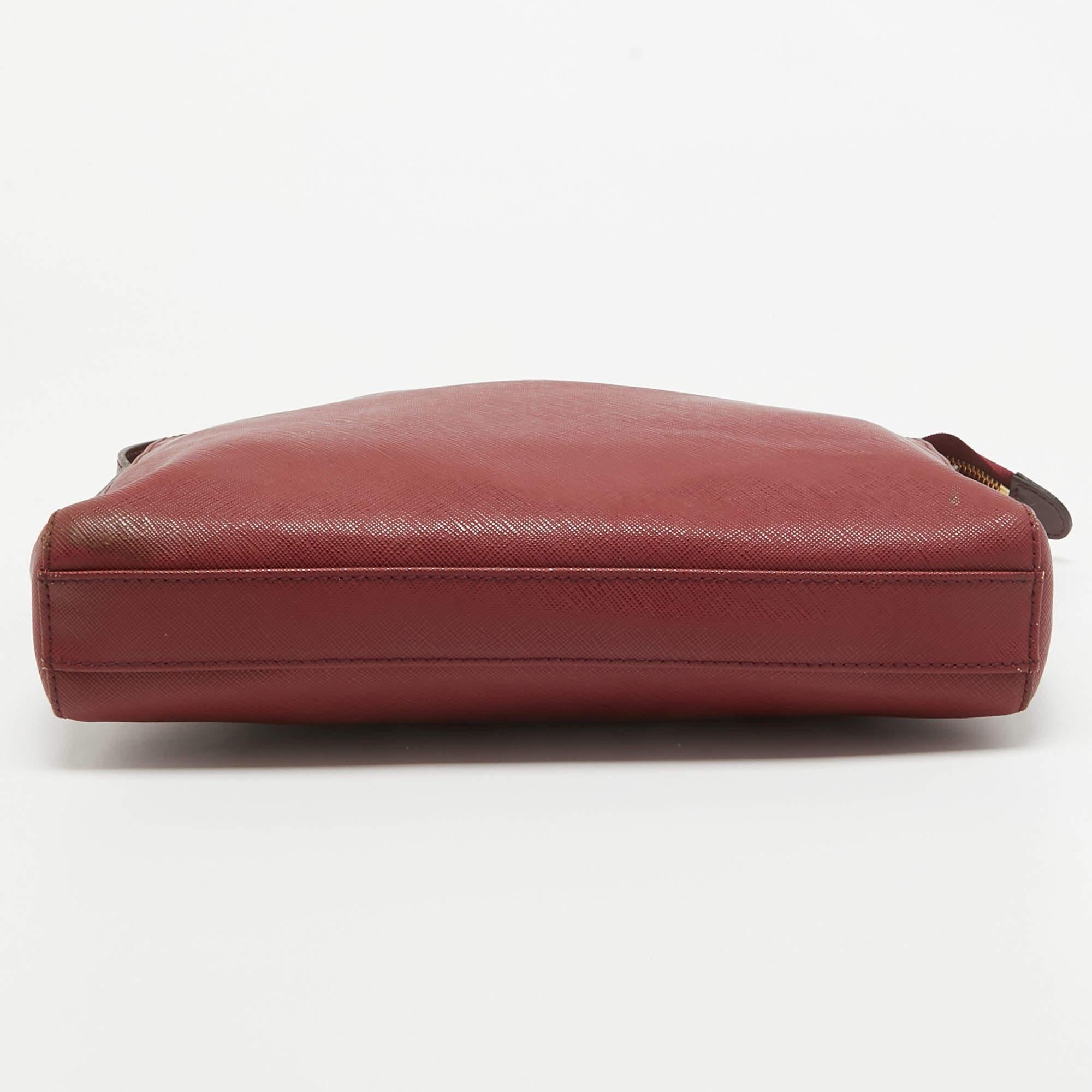 Alviero Martini 1A Classe Red Leather Shoulder Bag 3