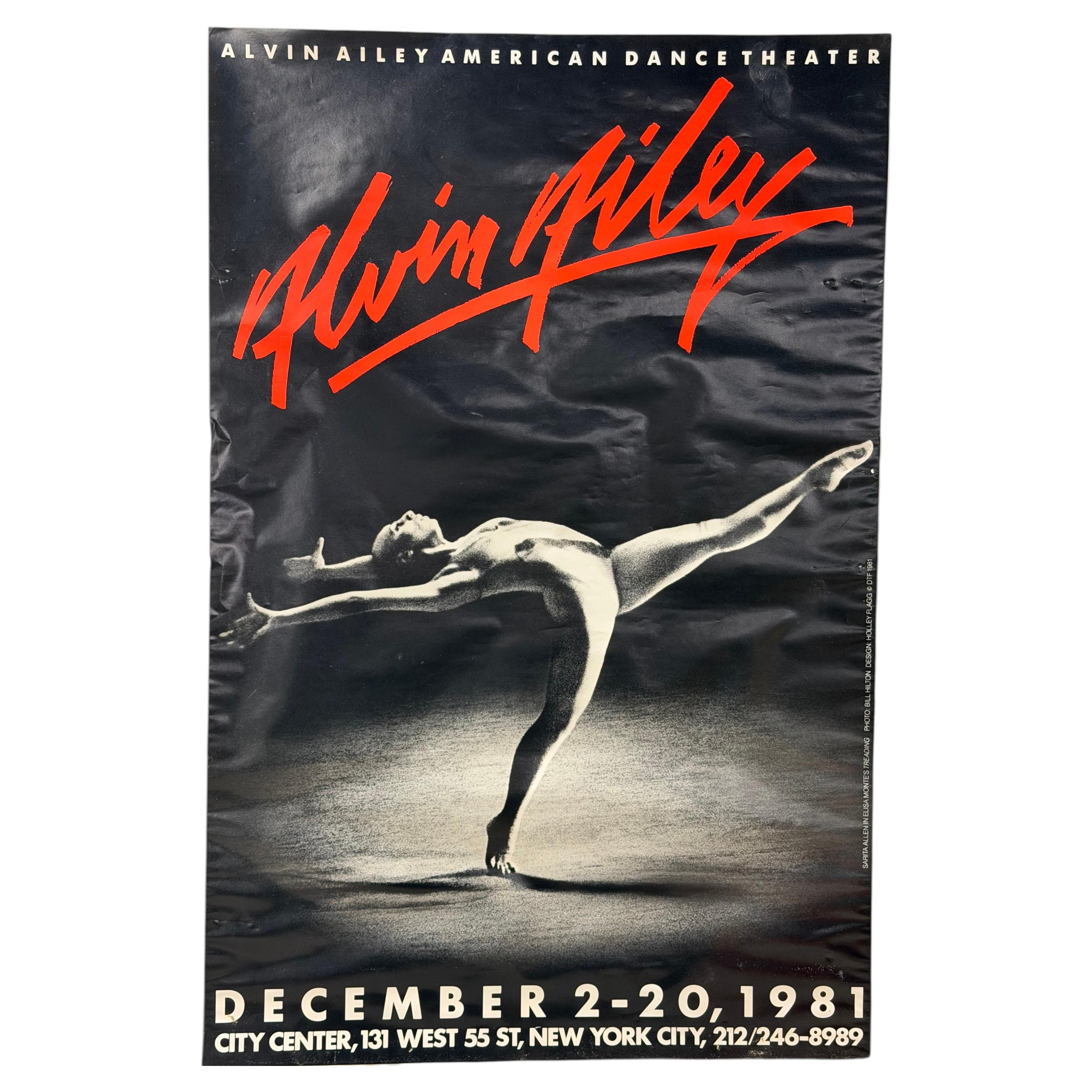 Alvin Ailey American Dance Theater Featuring Sarita Allen Bill Hilton Photo 1981 For Sale