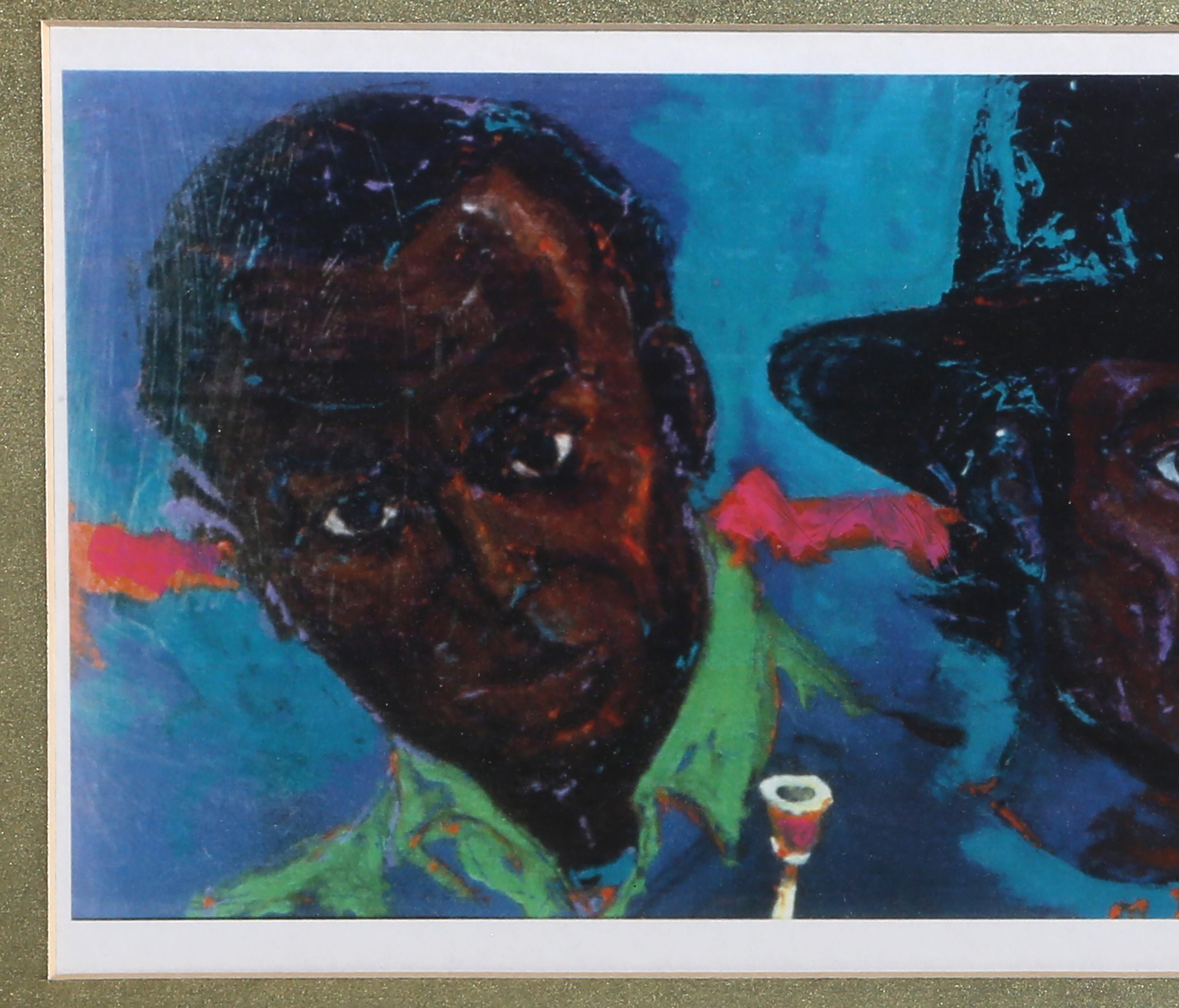 3 Miles, Modern Lithograph by Alvin Carl Hollingsworth - Print by Alvin C. Hollingsworth