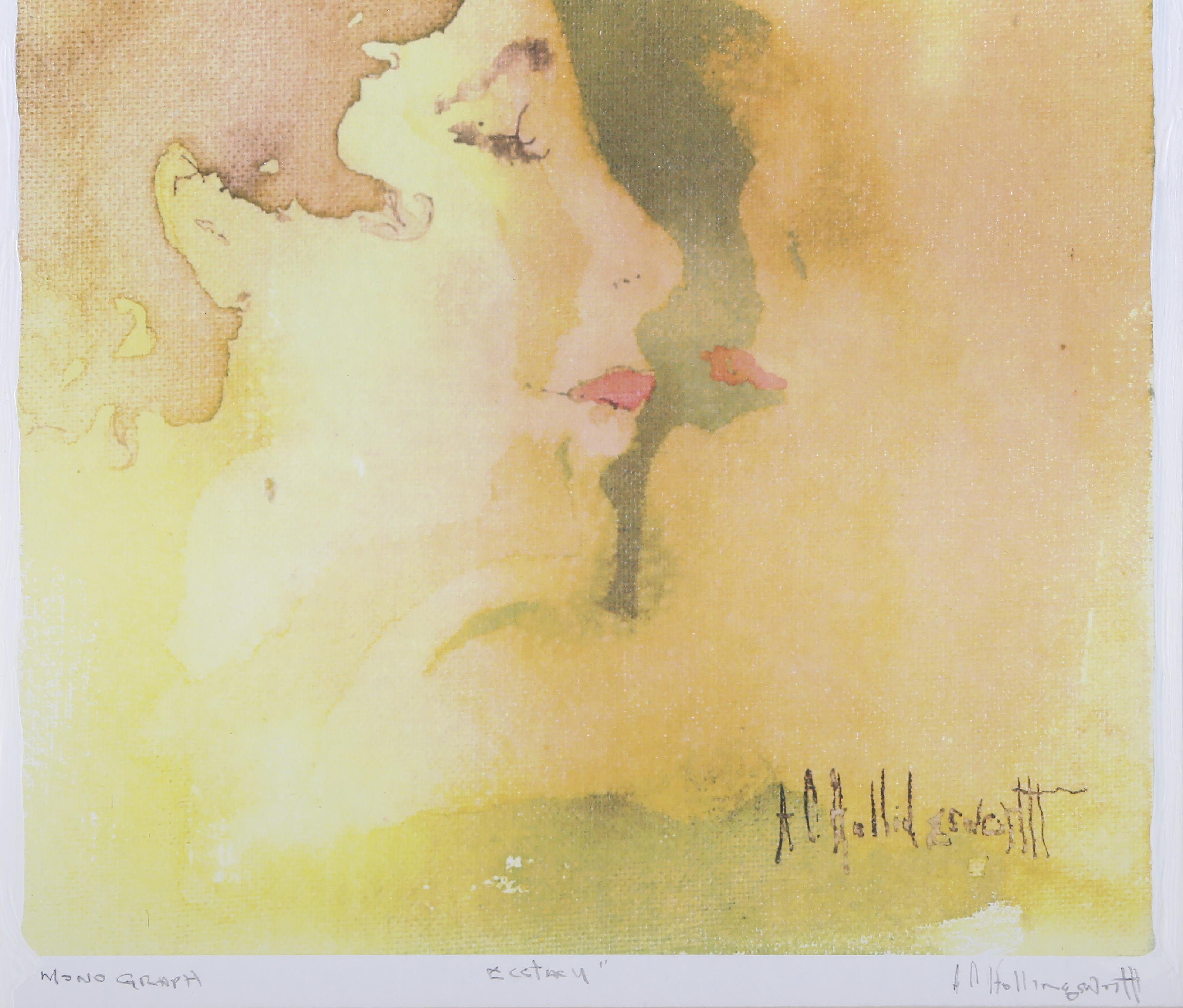 Éxtasis, Monocopia moderna de Alvin Carl Hollingsworth - Print Moderno de Alvin C. Hollingsworth