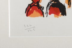 Guggenheim in Gelb, Moderne Lithographie von Alvin Carl Hollingsworth