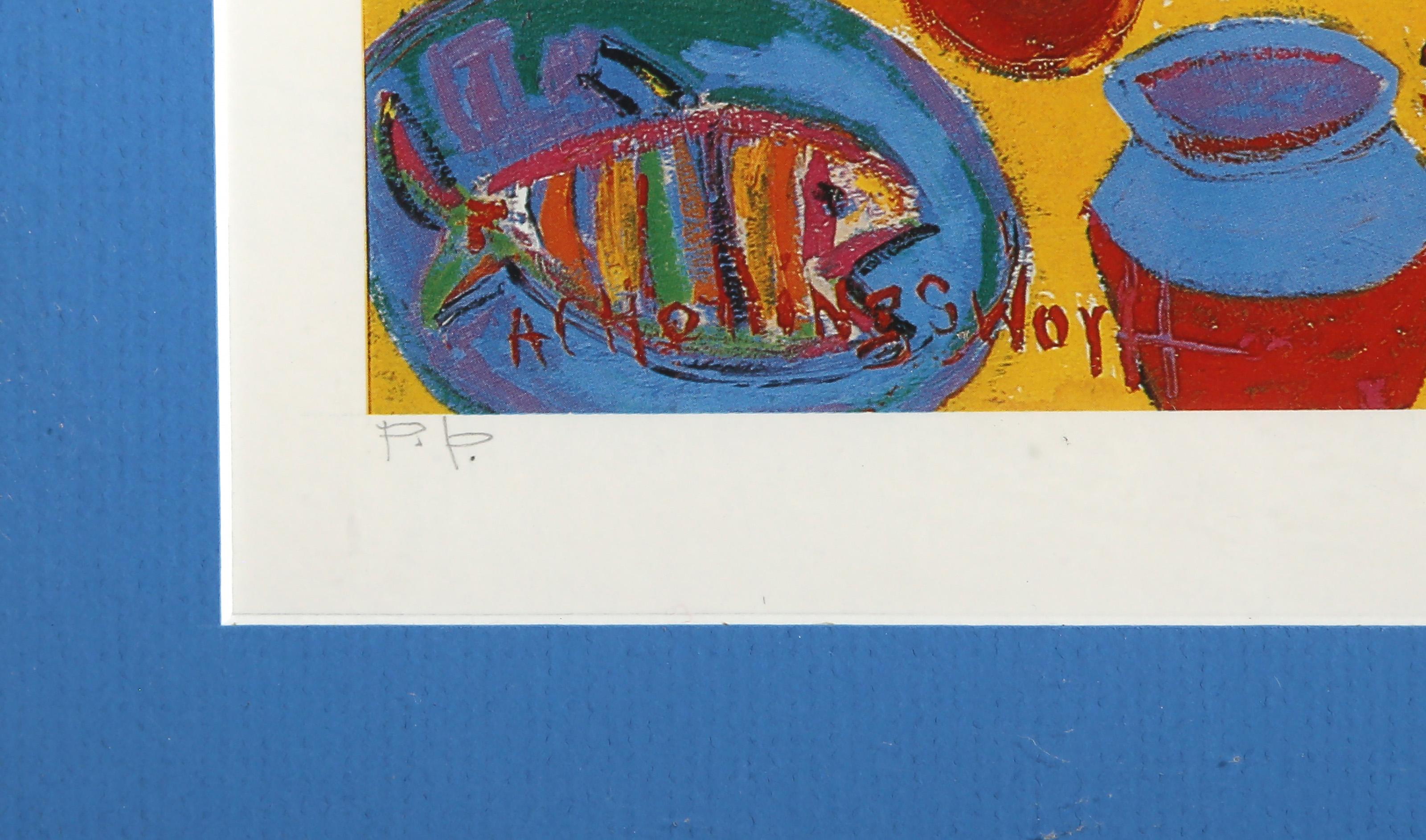 La Última Cena Revisitada, litografía moderna de Alvin Carl Hollingsworth - Print de Alvin C. Hollingsworth