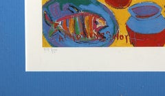 La Última Cena Revisitada, litografía moderna de Alvin Carl Hollingsworth