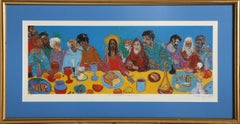 La Última Cena Revisitada, litografía moderna de Alvin Carl Hollingsworth