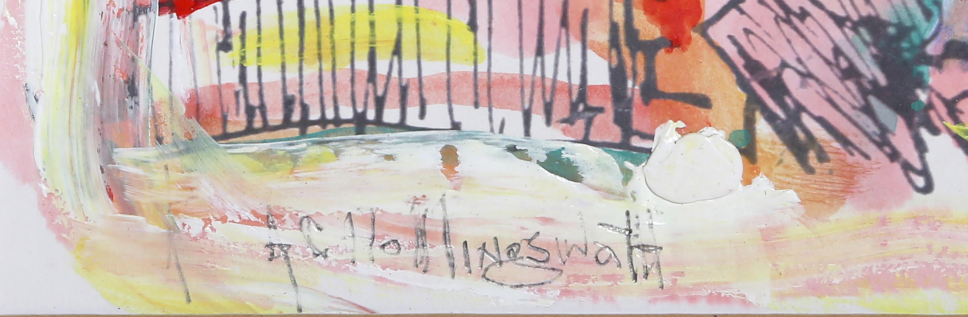 Le Jazz Hot, Litografía moderna coloreada a mano de Alvin Carl Hollingsworth - Print Moderno de Alvin C. Hollingsworth