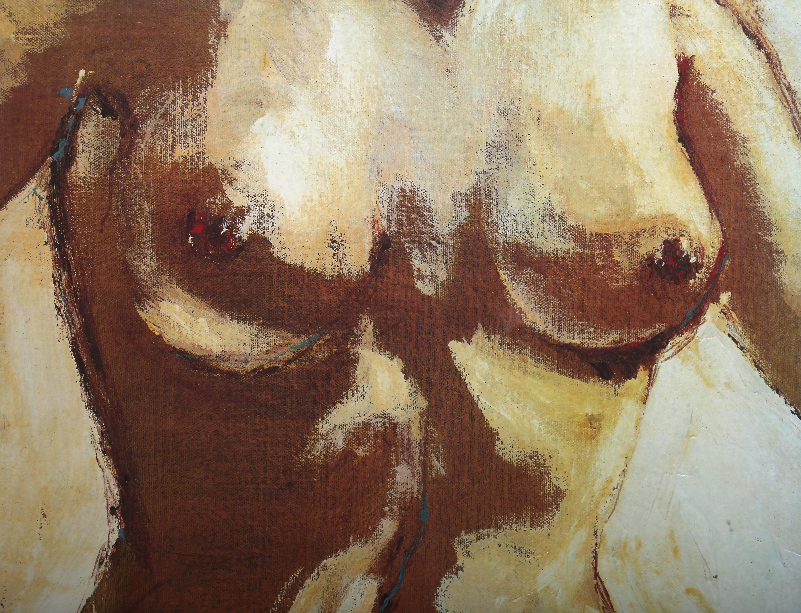 Torse, lithographie moderne d'Alvin Carl Hollingsworth - Print de Alvin C. Hollingsworth