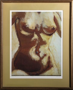 Torso, litografía moderna de Alvin Carl Hollingsworth